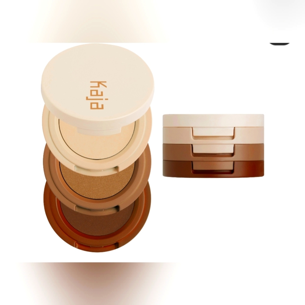 5/75$ Kaja Bento beauty bouncy shimmer eyeshadow trio (14 Neutral Moment)